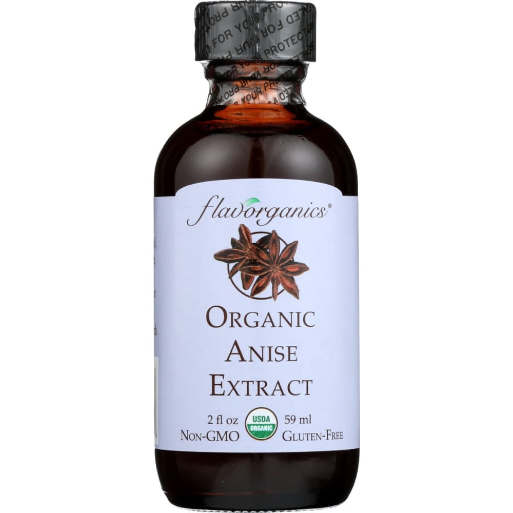 FLAVORGANICS: Organic Anise Extract 2 oz (Pack of 4) - FLAVORGANICS