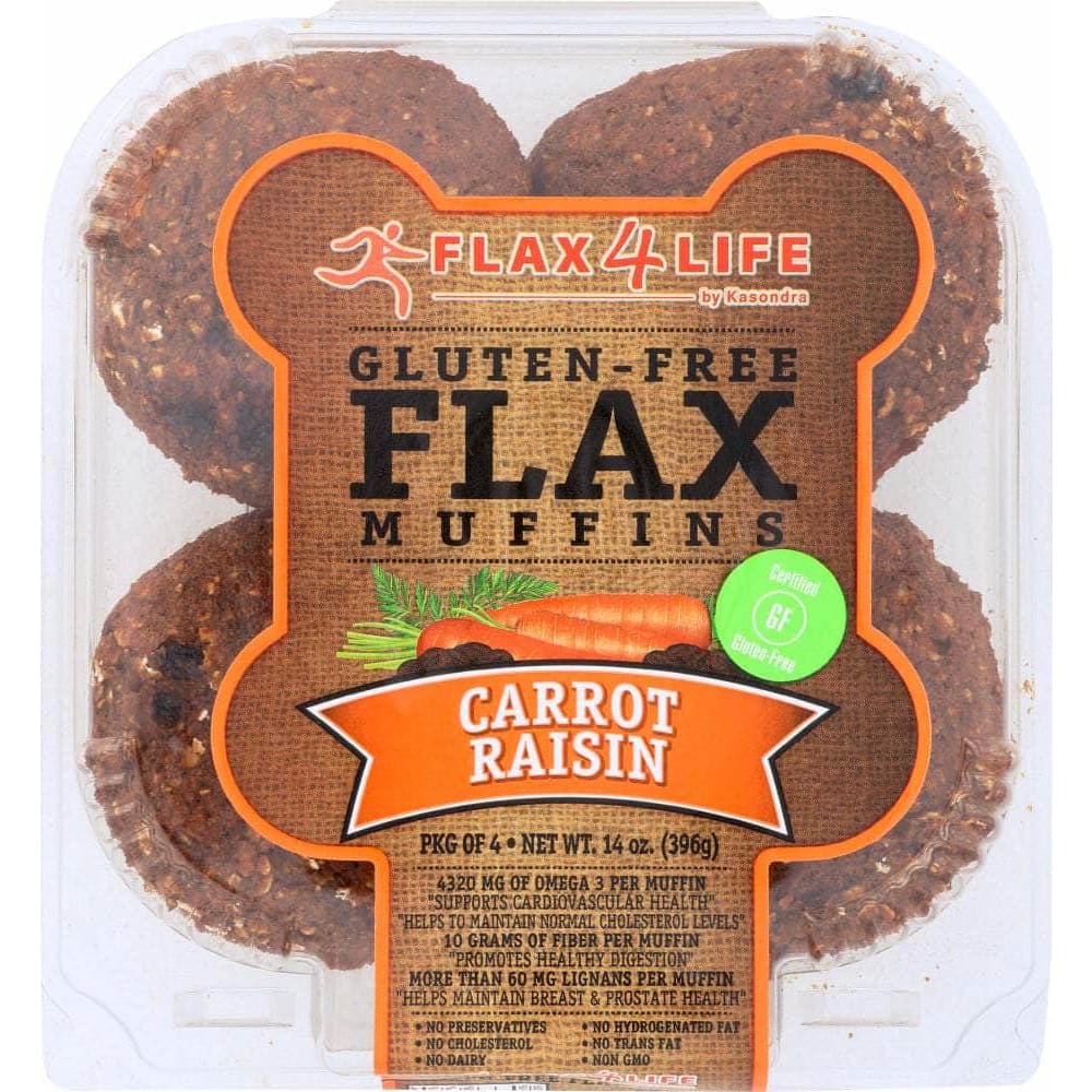 Flax4Life Flax4Life Carrot Raisin Flax Muffins, 14 oz
