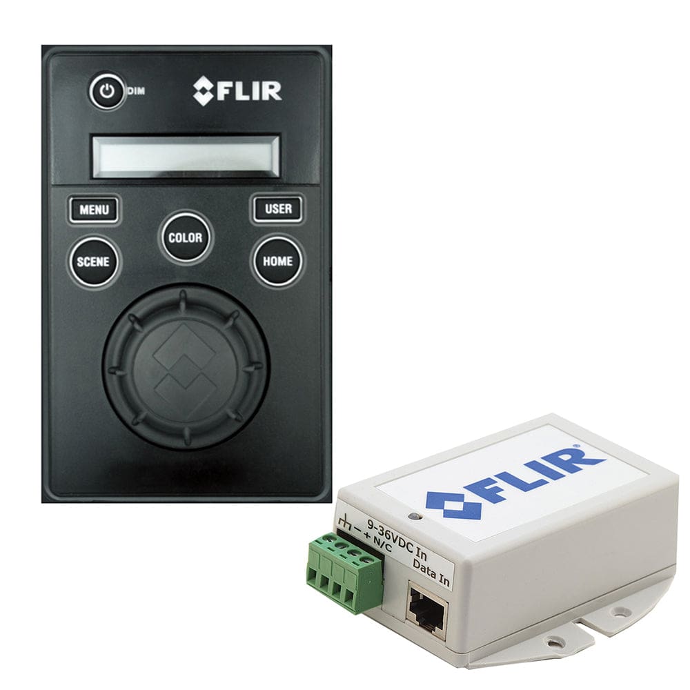 FLIR JCU-1 Joystick Control Unit & Poe Injector Kit - Marine Navigation & Instruments | Cameras & Night Vision - FLIR Systems