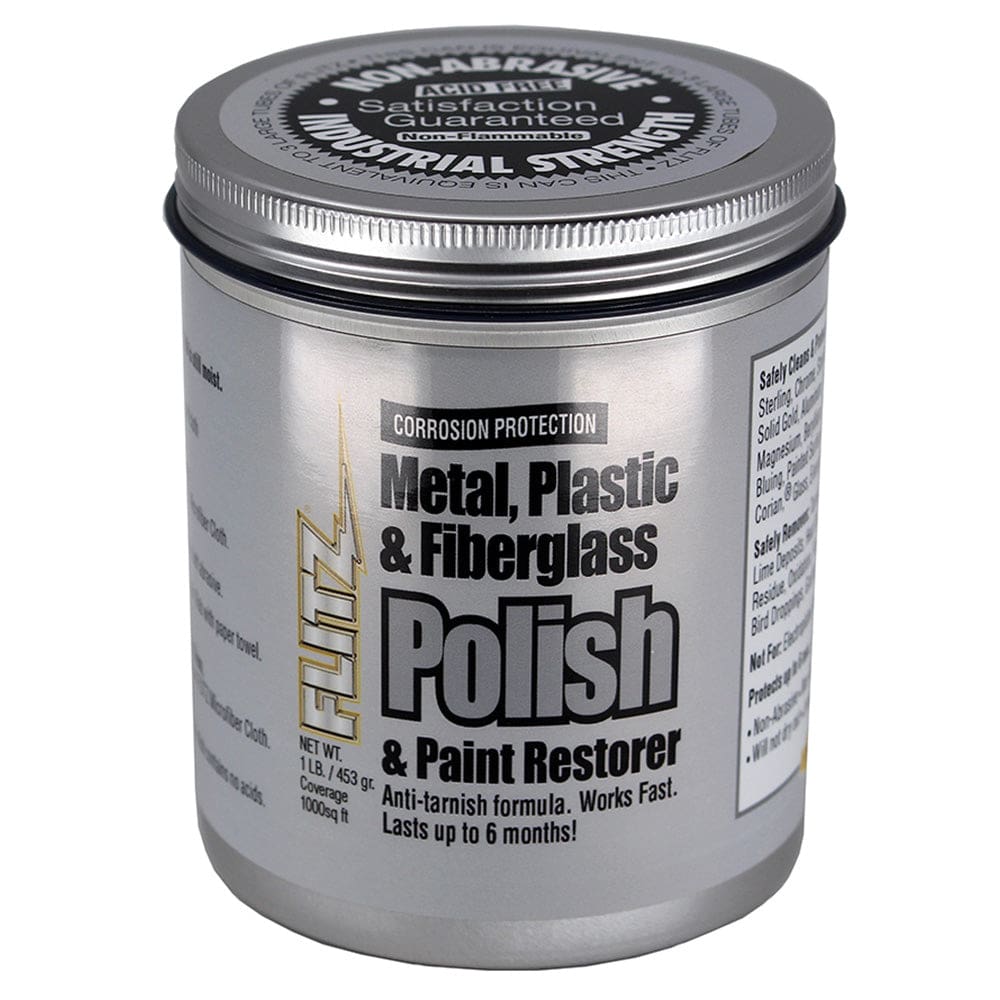 Flitz Metal Plastic & Fiberglass Polish Paste - 1.0lb - Boat Outfitting | Cleaning - Flitz