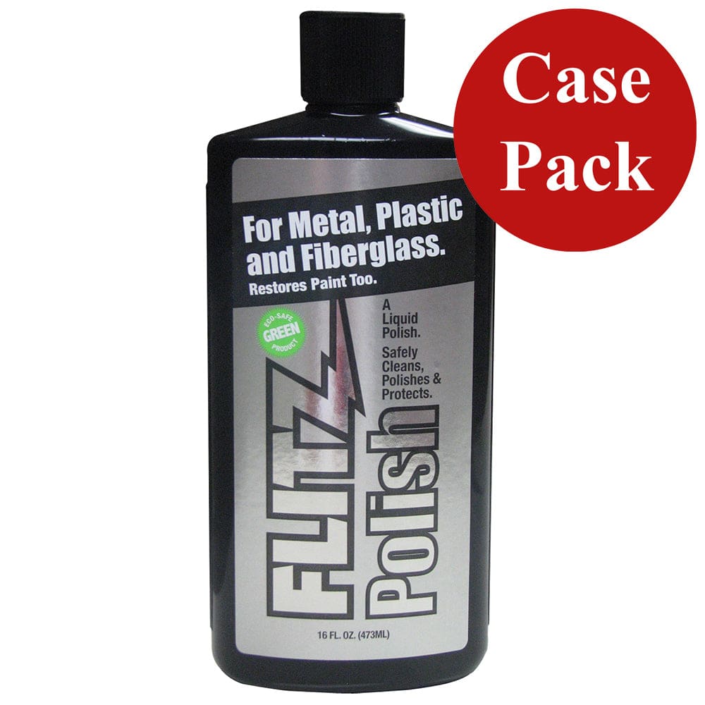 Flitz Polish - 16oz Liquid Bottle - *Case of 6* - Boat Outfitting | Cleaning - Flitz