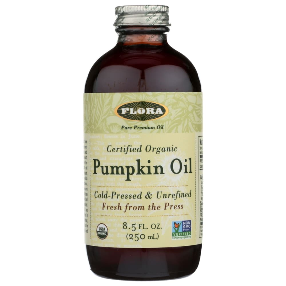 FLORA HEALTH: Pumpkin Oil Organic 8.5 oz - FLORA HEALTH