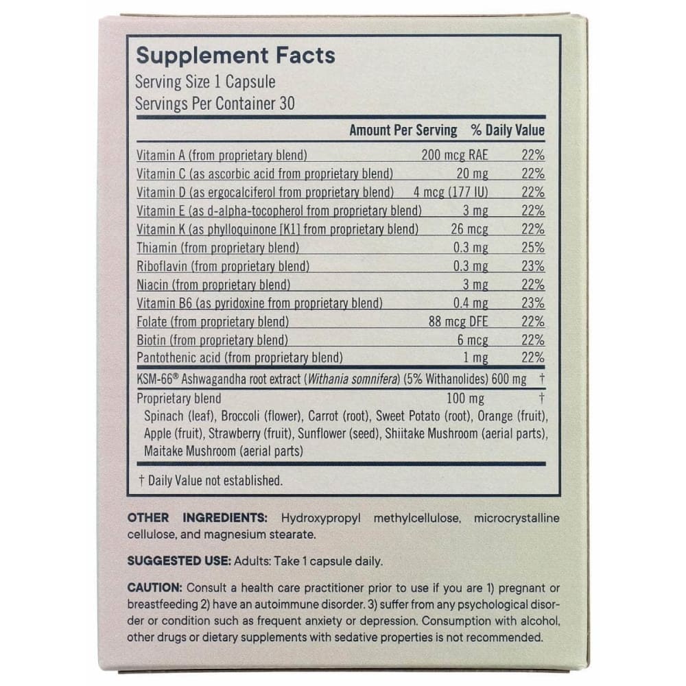 FLORA HEALTH Vitamins & Supplements > Vitamins & Minerals FLORA HEALTH Stressveda, 30 vc