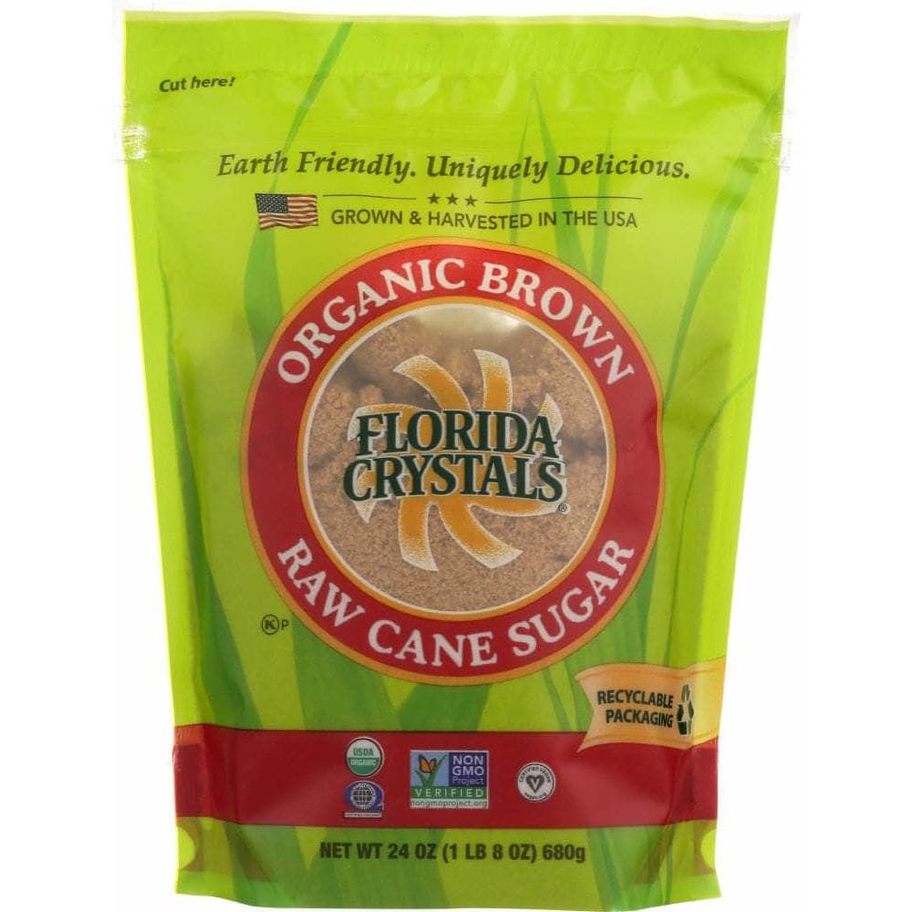 Florida Crystals Florida Crystals Sugar Brown Organic, 24 oz