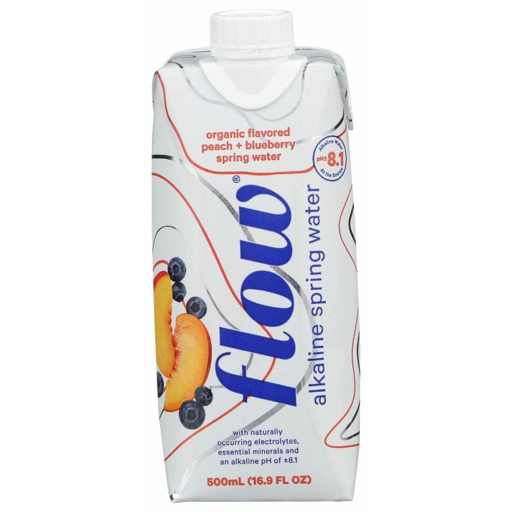 FLOW WATER Flow Water Water Peach Blueberry, 16.9 Fo