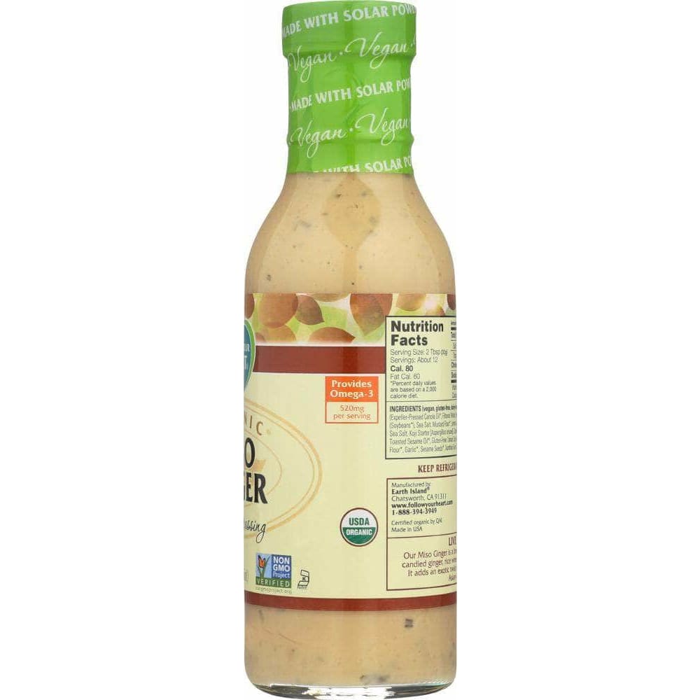 Follow Your Heart Follow Your Heart Organic Miso Ginger Salad Dressing, 12 oz