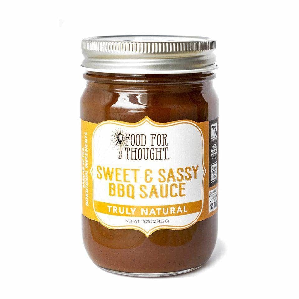 FOOD FOR THOUGHT Food For Thought Bbq Sweet & Sassy Sauce, 15.25 Oz