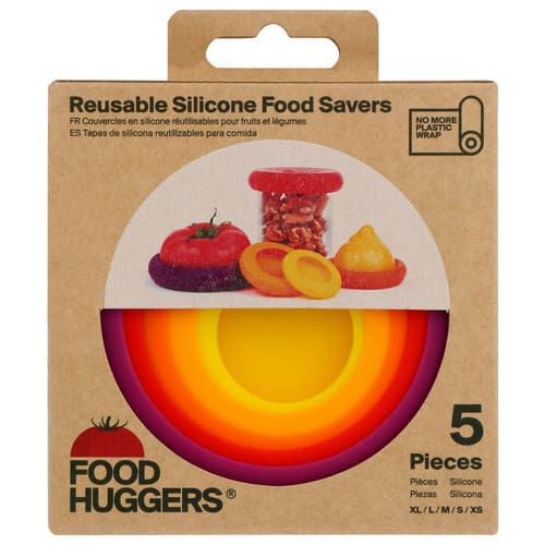 FOOD HUGGERS: Autumn Harvest Reusable Silicone Food Savers 5 pc - General Merchandise > HOUSEHOLD PRODUCTS > FOOD STORAGE BAGS & WRAPS - 