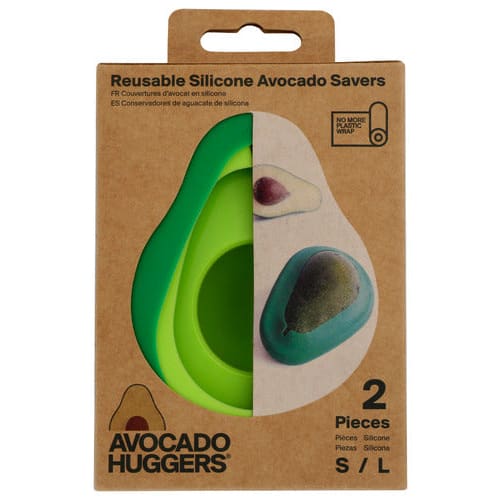 FOOD HUGGERS: Avocado Huggers 2 pc - General Merchandise > HOUSEHOLD PRODUCTS > FOOD STORAGE BAGS & WRAPS - FOOD HUGGERS