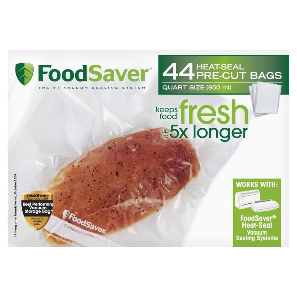 FoodSaver Quart-Size Vacuum Storage Bags 44 ct. - FoodSaver