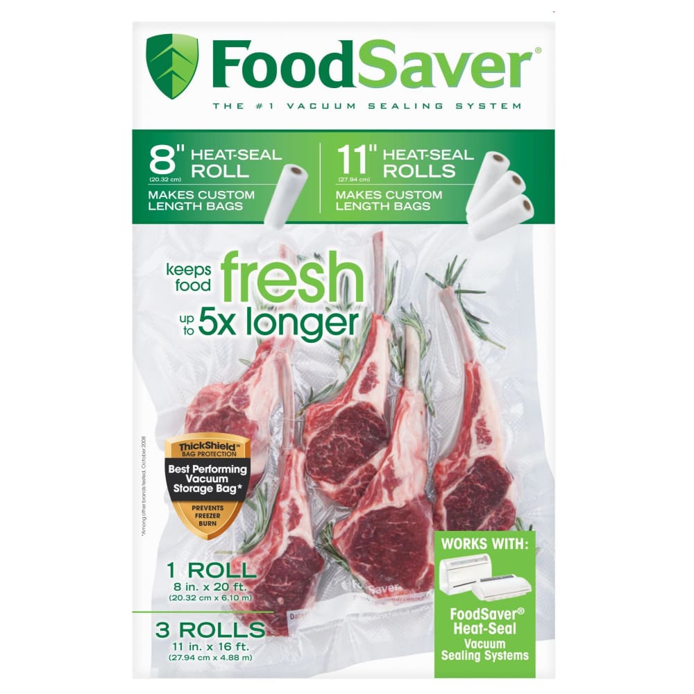 FoodSaver Vacuum Packaging Rolls 4 pk. - FoodSaver