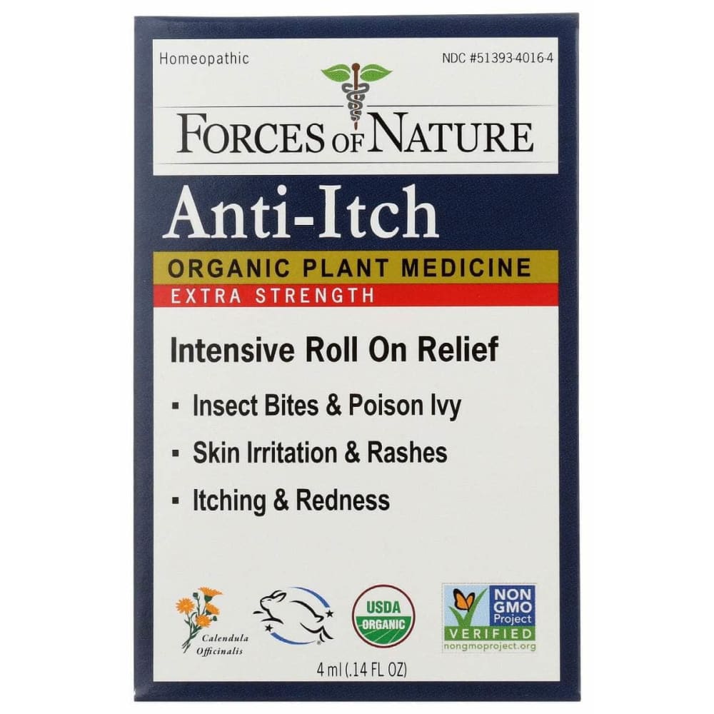 Forces Of Nature Beauty & Body Care > First Aid and Therapeutic Topicals > Therapeutic Topicals FORCES OF NATURE: Anti Itch Rollon, 4 ml