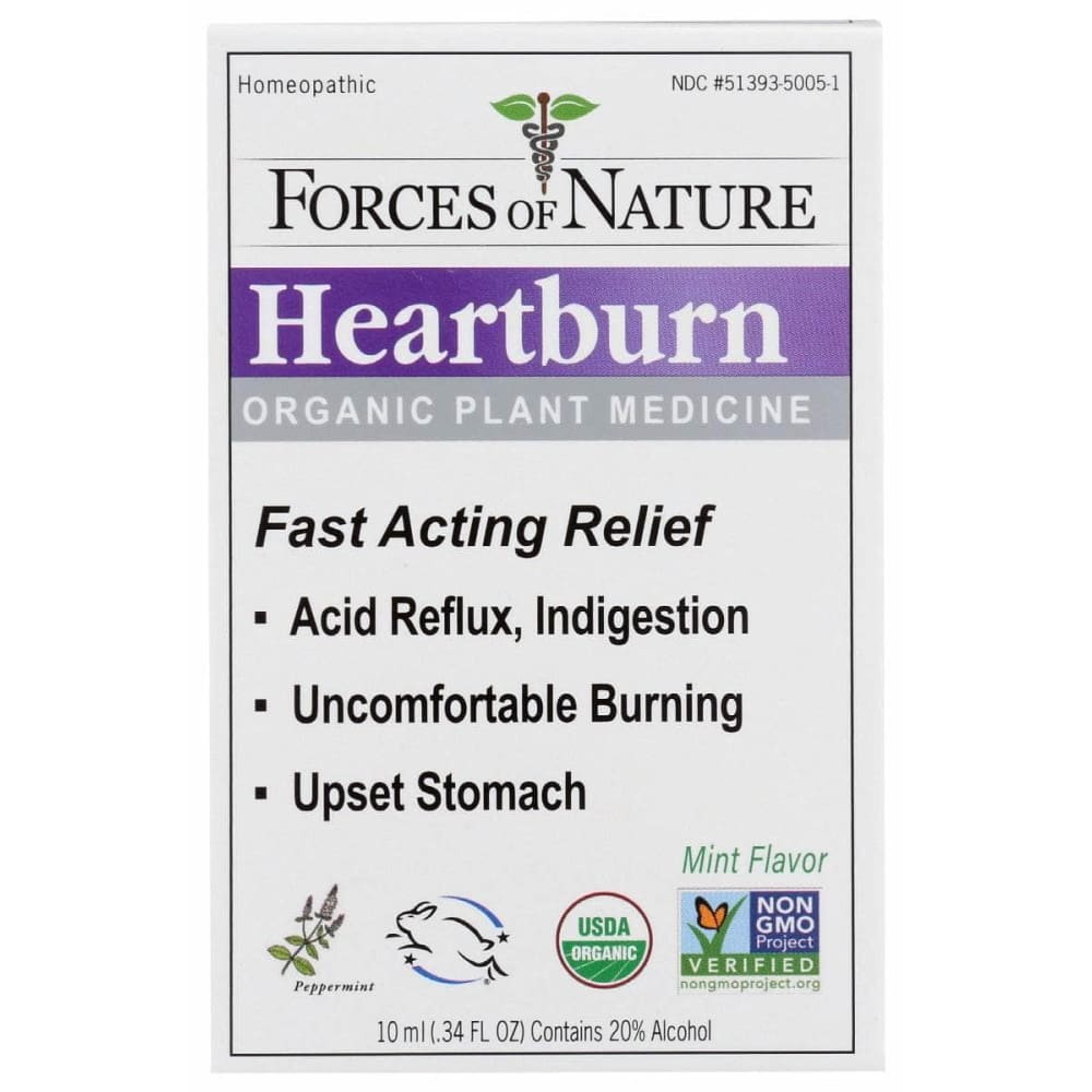 Forces Of Nature Health > Natural Remedies FORCES OF NATURE: Heartburn, 10 ml