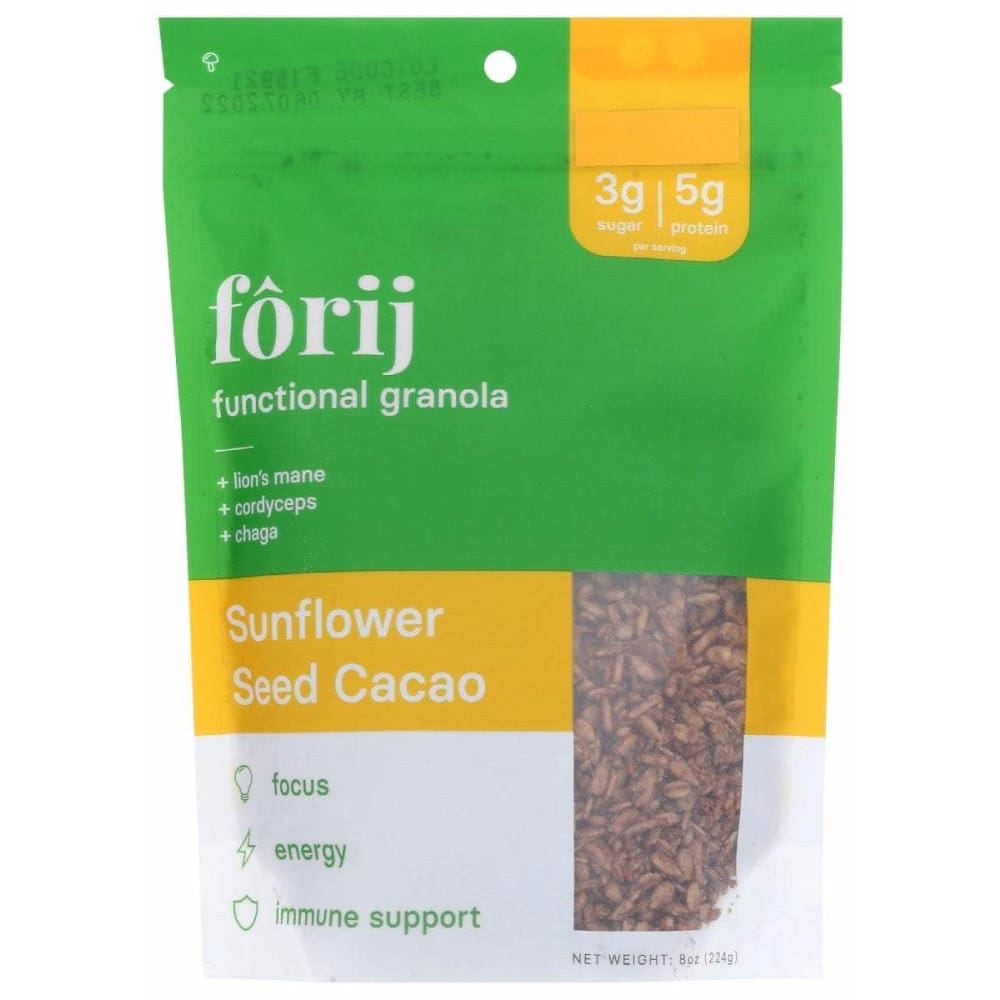 FORIJ Forij Granola Snflwr Seed Cacao, 8 Oz