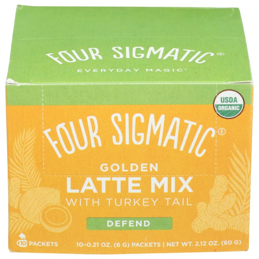 FOUR SIGMATIC: GOLDEN LATTE MUSHROOM MIX (2.120 OZ) - Grocery > Beverages > Coffee Tea & Hot Cocoa - FOUR SIGMATIC