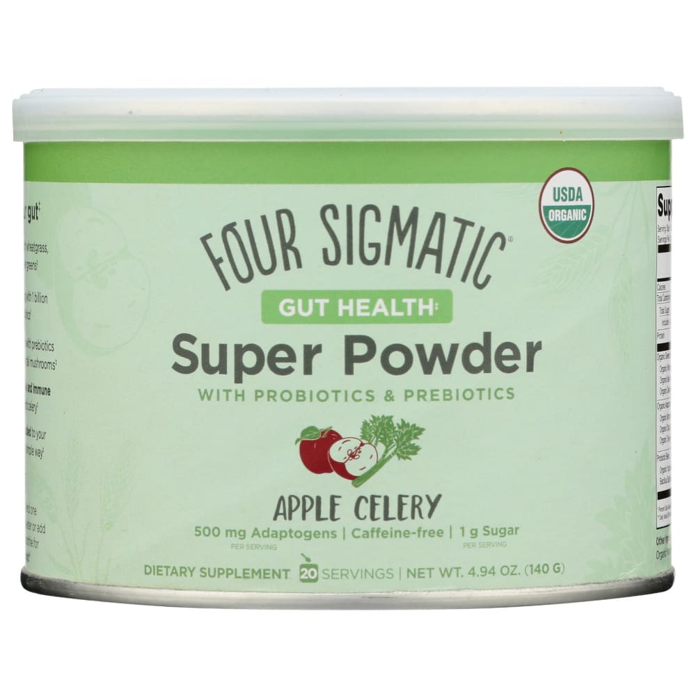 FOUR SIGMATIC: Gut Health Super Powder Apple Celery 4.94 oz - Health > Vitamins & Supplements - FOUR SIGMATIC