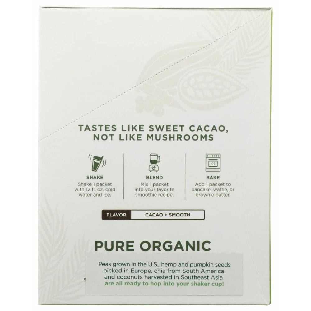 FOUR SIGMATIC Four Sigmatic Plant Based Protein Powder Creamy Cacao Box, 14.1 Oz