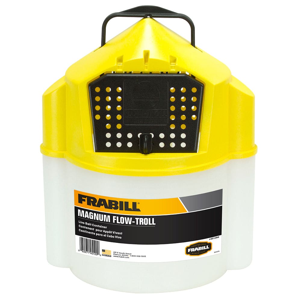 Frabill Magnum Flow Troll® Bucket - 10 Quart - Hunting & Fishing | Bait Management - Frabill