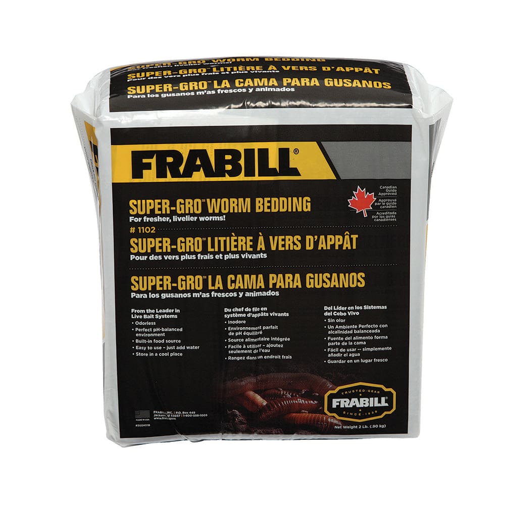 Frabill Super-Gro® Worm Bedding - 2lbs (Pack of 4) - Hunting & Fishing | Bait Management - Frabill