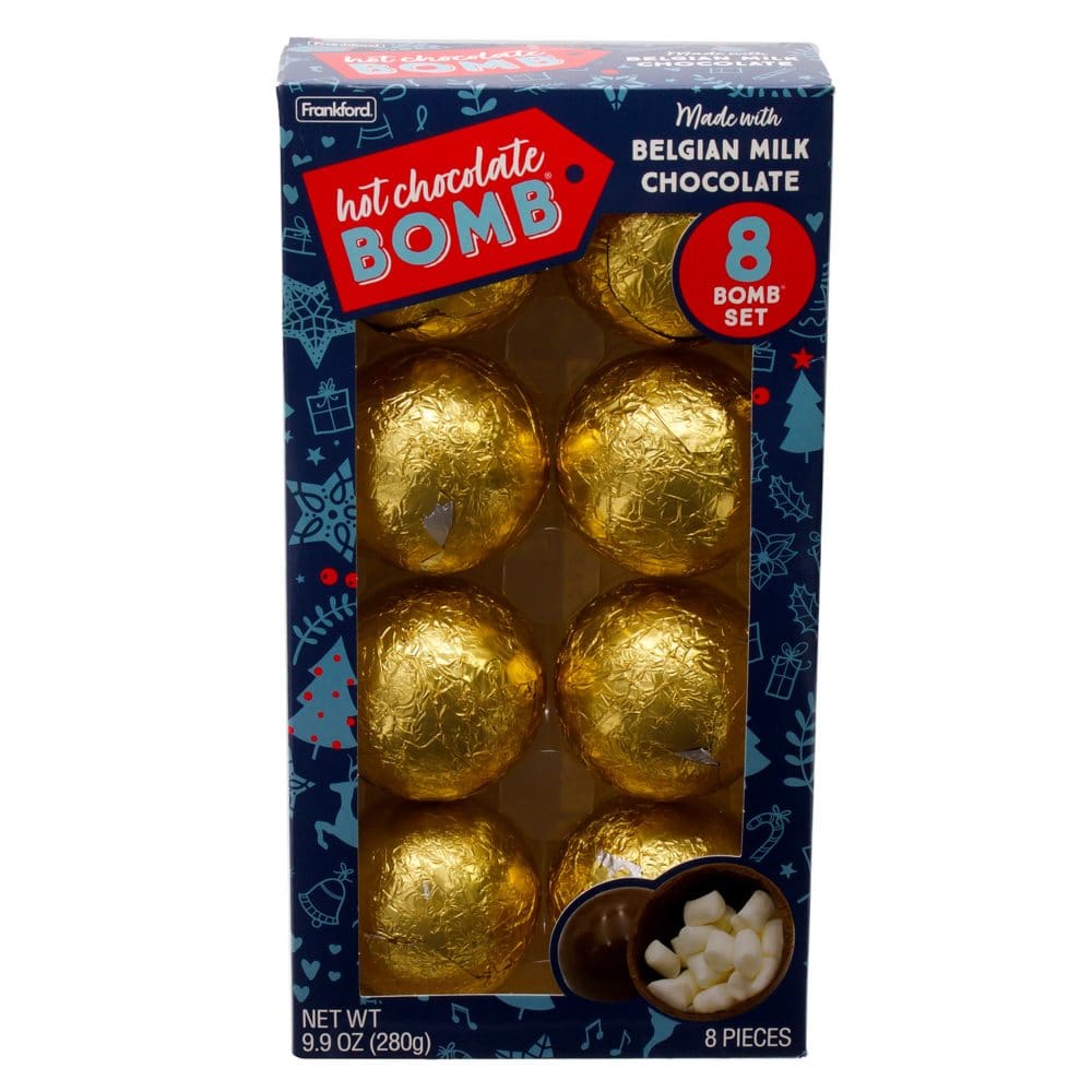 Frankford Belgian Hot Milk Chocolate Bomb (8 pk.) - Cocoa - Frankford