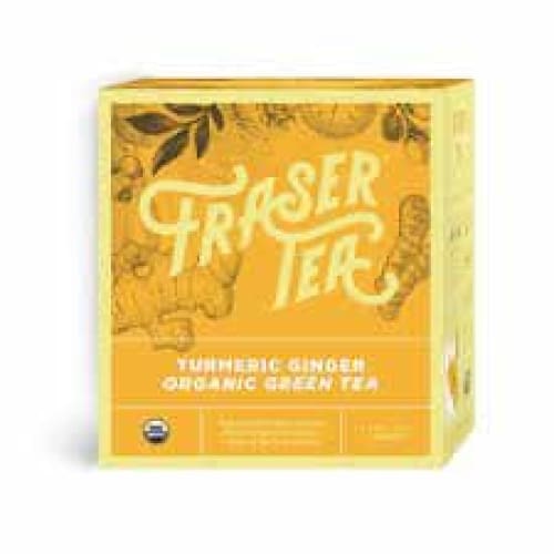 FRASER TEA Grocery > Beverages > Coffee, Tea & Hot Cocoa FRASER TEA: Turmeric Ginger Green Tea, 1.4 oz