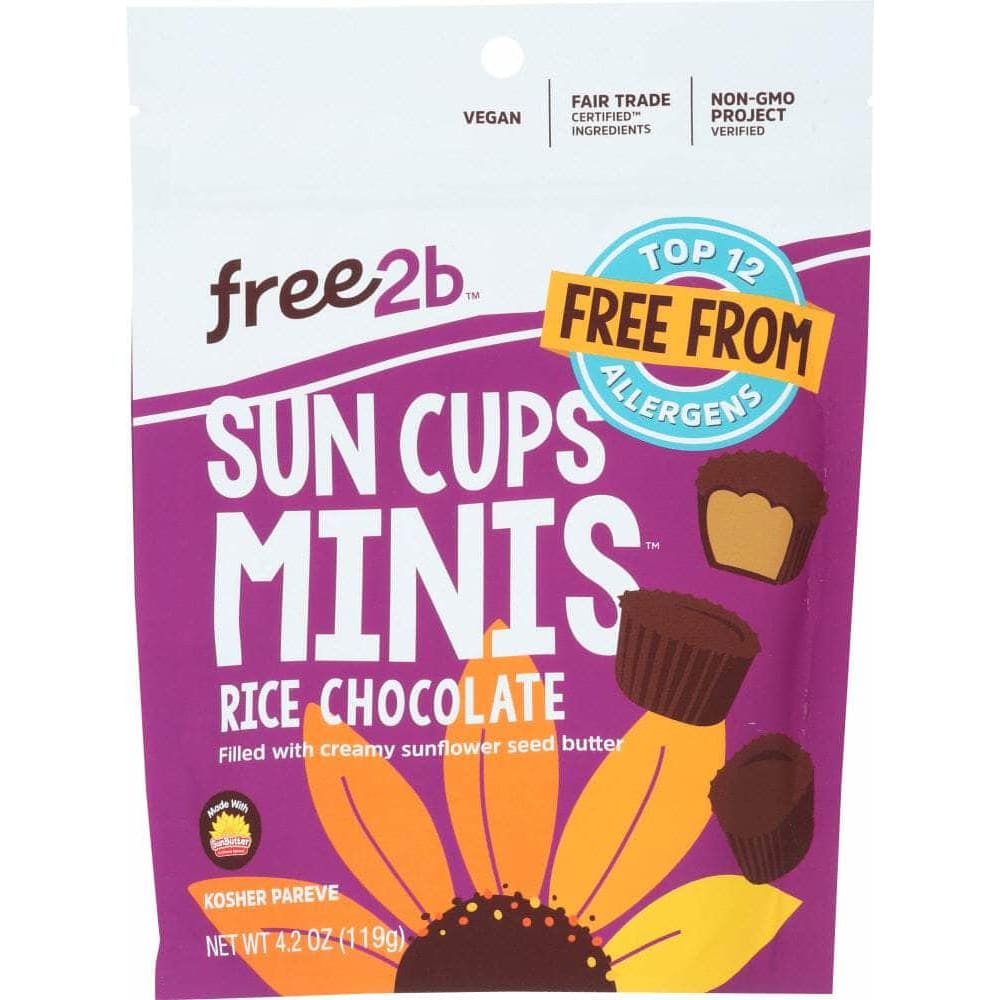 Free2B Foods Free2B Foods Rice Chocolate Sun Cups Minis, 4.2 oz