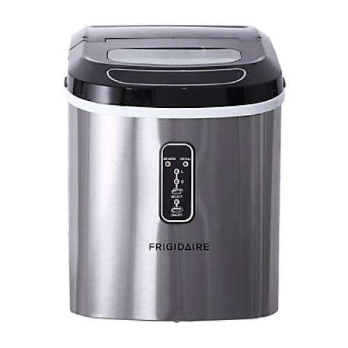 Frigidaire 26-lb. Stainless Steel Compact Ice Maker - Home/Appliances/Small Kitchen Appliances/Ice Makers/ - Frigidaire