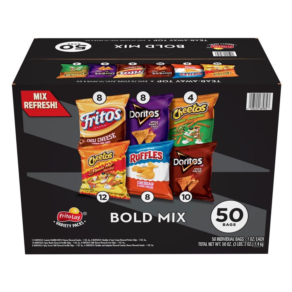 Frito-Lay Bold Mix Variety Pack Chips and Snacks (50 ct.) - Chips - Frito-Lay
