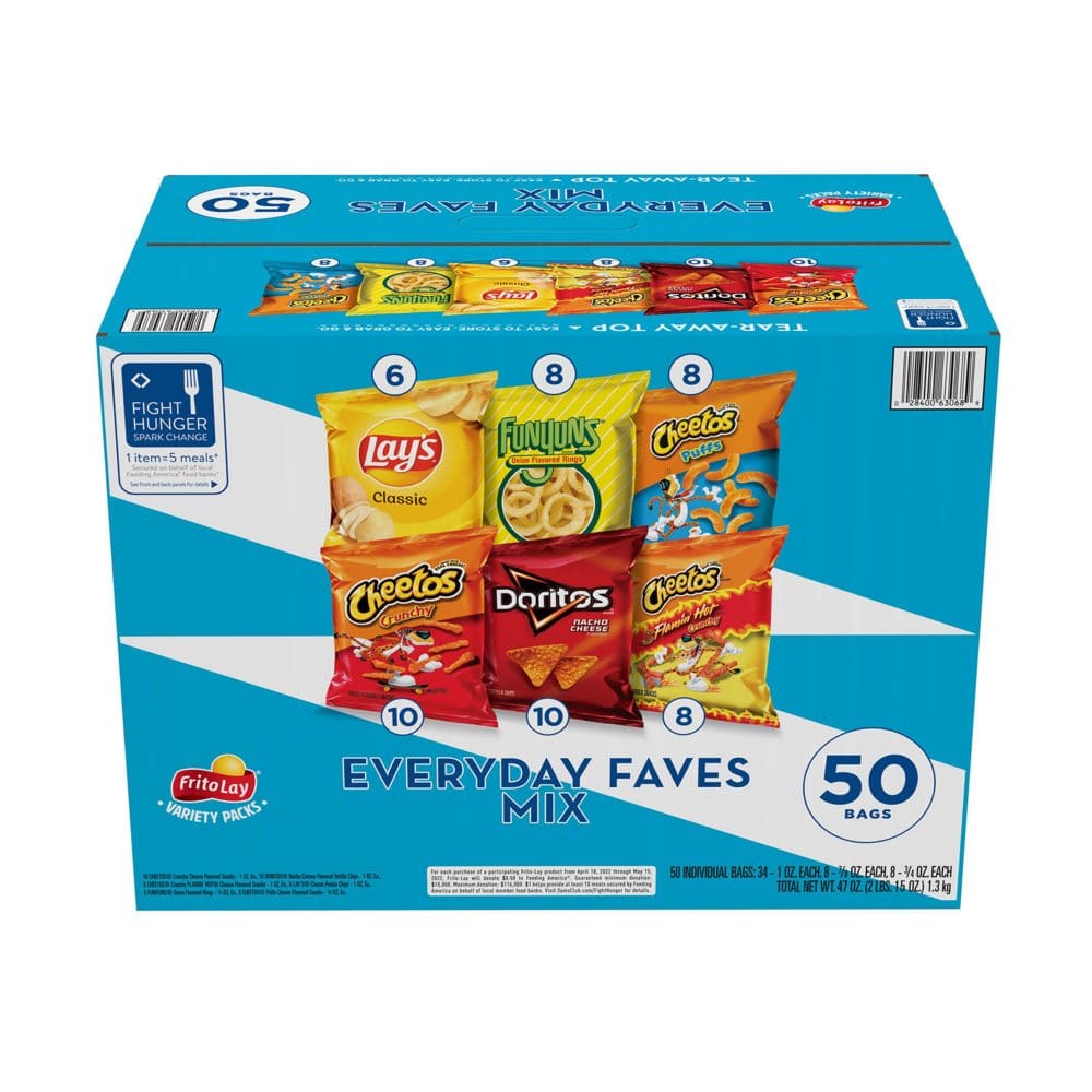 Frito-Lay Everyday Faves Mix Variety Pack (50 ct.) - Chips - Frito-Lay
