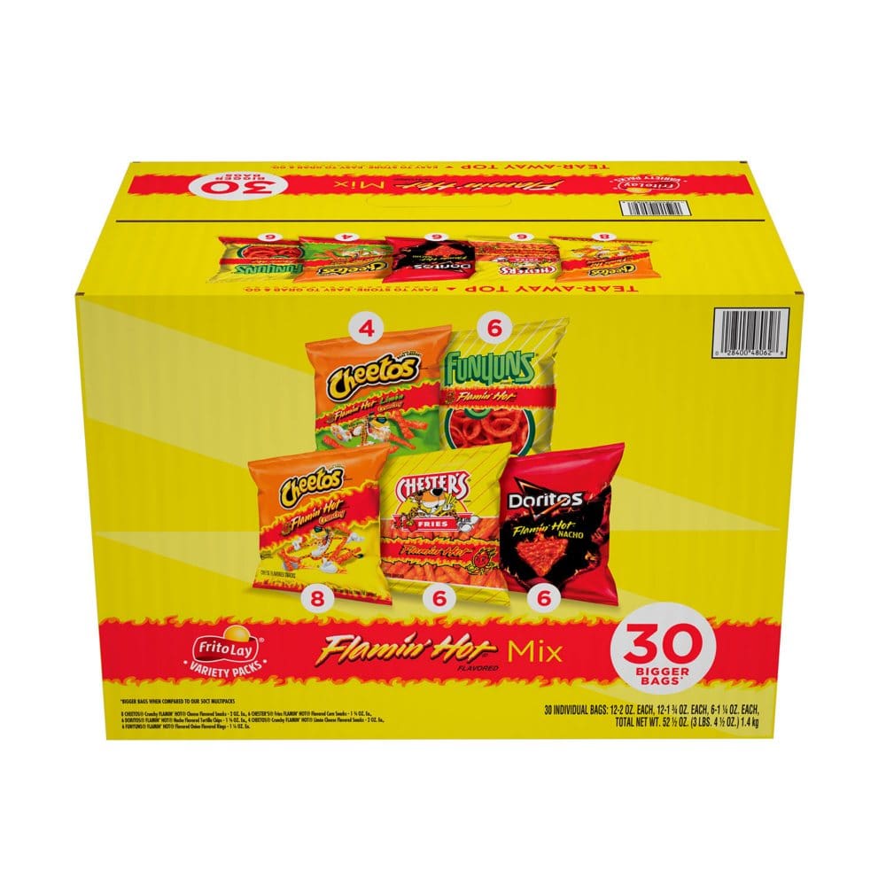 Frito-Lay Flamin’ Hot Mix Variety Pack Snacks (30 pk.) - Chips - Frito-Lay