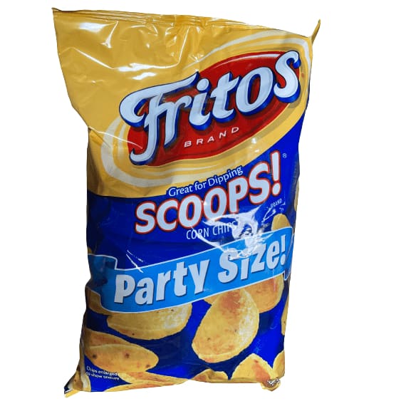 Fritos Fritos Scoops! Corn Snacks, Party Size, 15.5 oz Bag