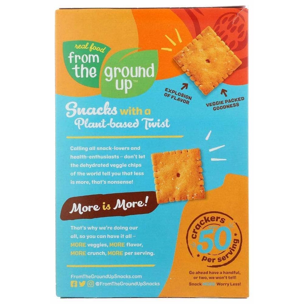From The Ground Up From The Ground Up Butternut Squash Sea Salt Crackers, 4 oz