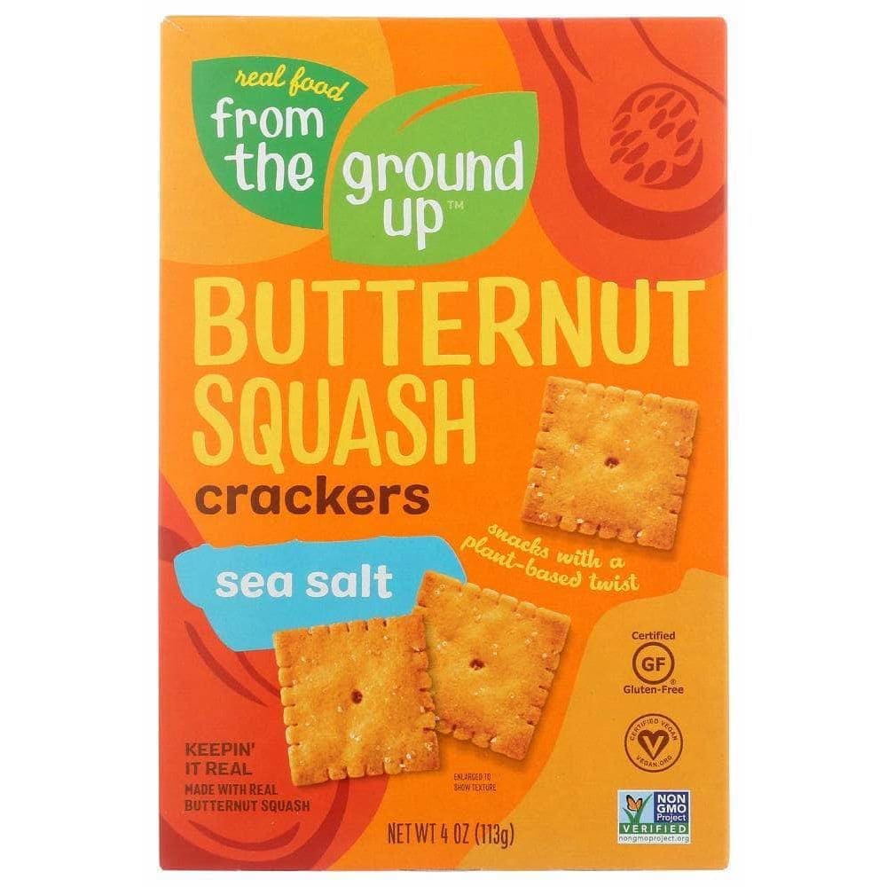 From The Ground Up From The Ground Up Butternut Squash Sea Salt Crackers, 4 oz