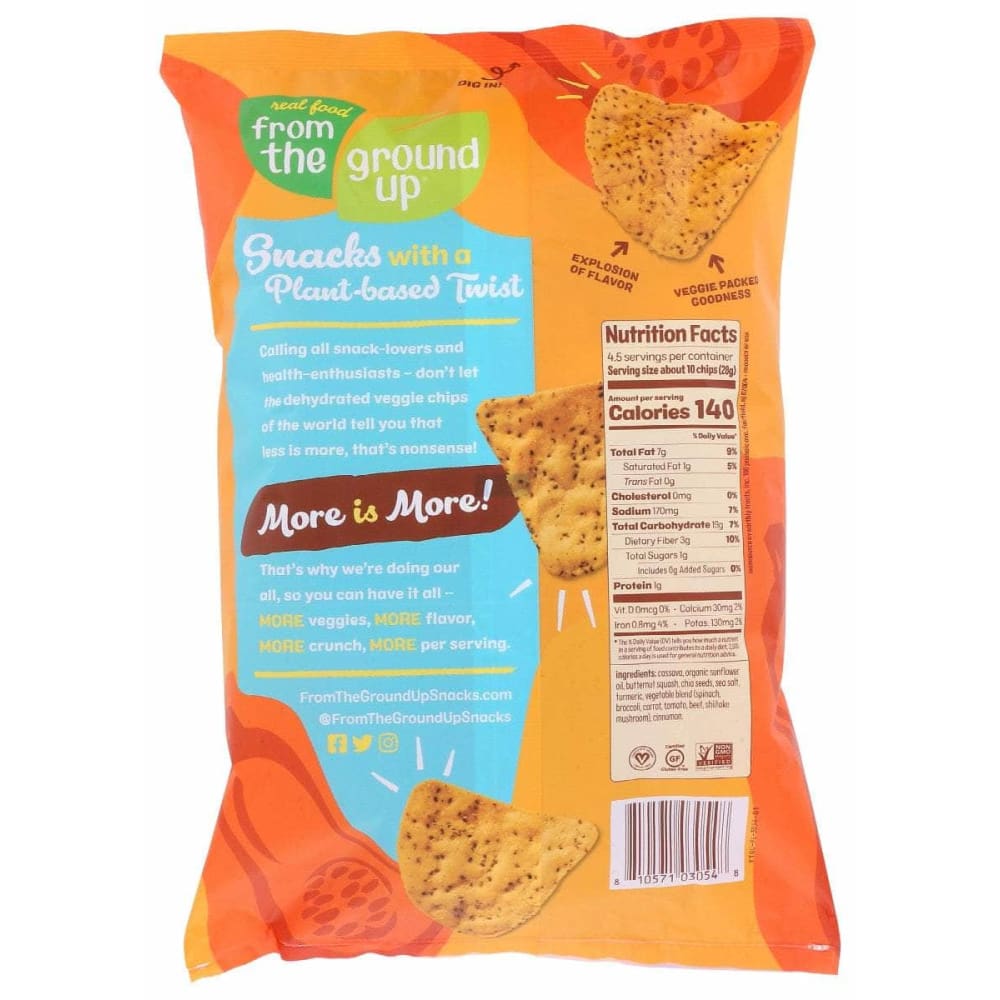 FROM THE GROUND UP From The Ground Up Chip Bttrnt Squash Seaslt, 4.5 Oz