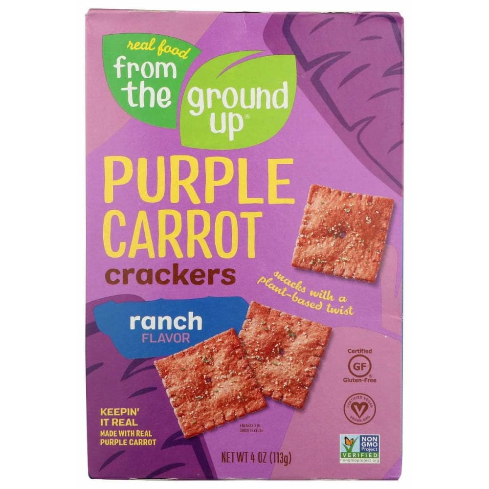 FROM THE GROUND UP From The Ground Up Cracker Carrot Ranch, 4 Oz