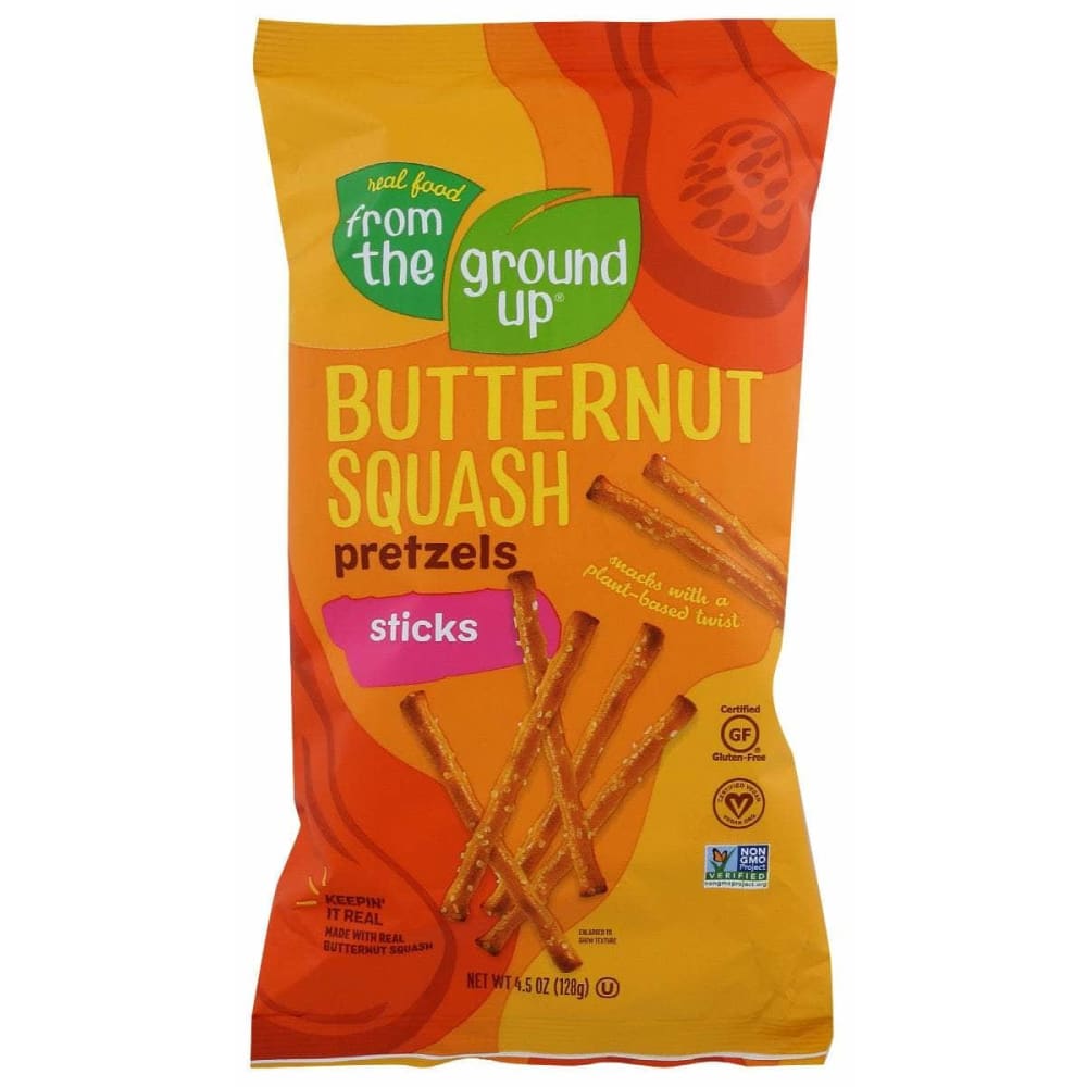 FROM THE GROUND UP From The Ground Up Pretzel Stck Btrnut Sqsh, 4.5 Oz