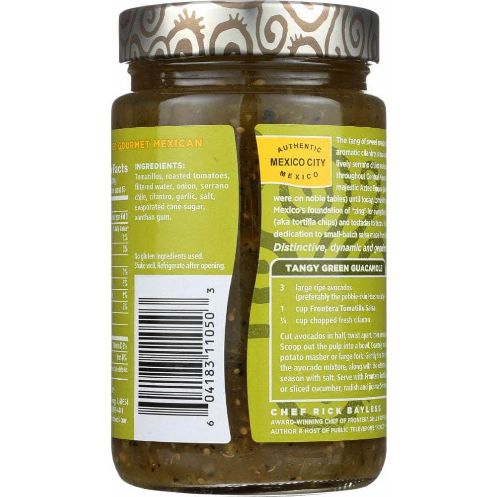 Frontera Frontera Salsa Medium Tomatillo, 16 oz