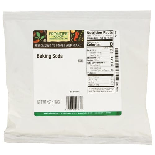 FRONTIER HERB: Baking Soda 16 oz (Pack of 5) - FRONTIER HERB