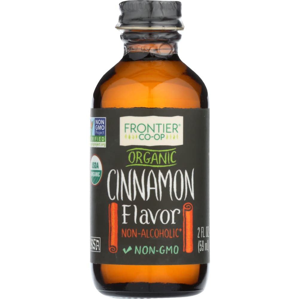 FRONTIER HERB: Organic Cinnamon Flavor 2 oz (Pack of 4) - FRONTIER HERB