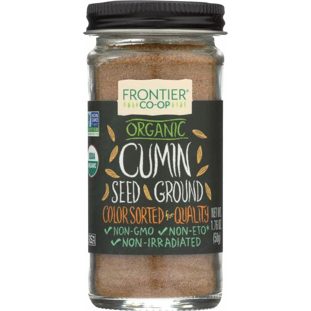 Frontier Co-Op Frontier Herb Organic Cumin Seed Ground Bottle, 1.76 oz