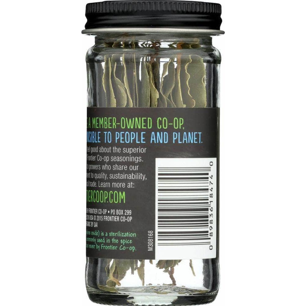 Frontier Co-Op Frontier Herb FRONTIER HERB: Whole Organic Bay Leaf, 0.15 oz