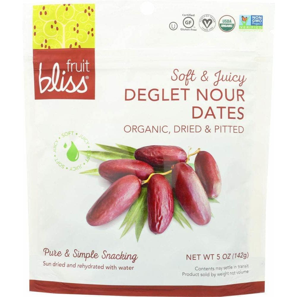 Fruit Bliss Fruit Bliss Organic Deglet Nour Dates, 5 oz