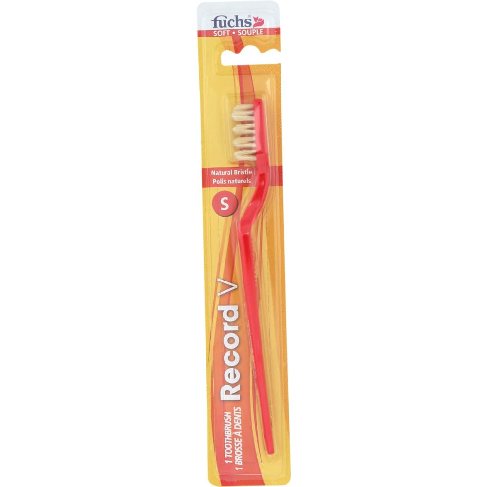 FUCHS: Toothbrush Recrd-V Nat Sft 1 pc (Pack of 5) - Grocery > Natural Snacks > Snacks - FUCHS