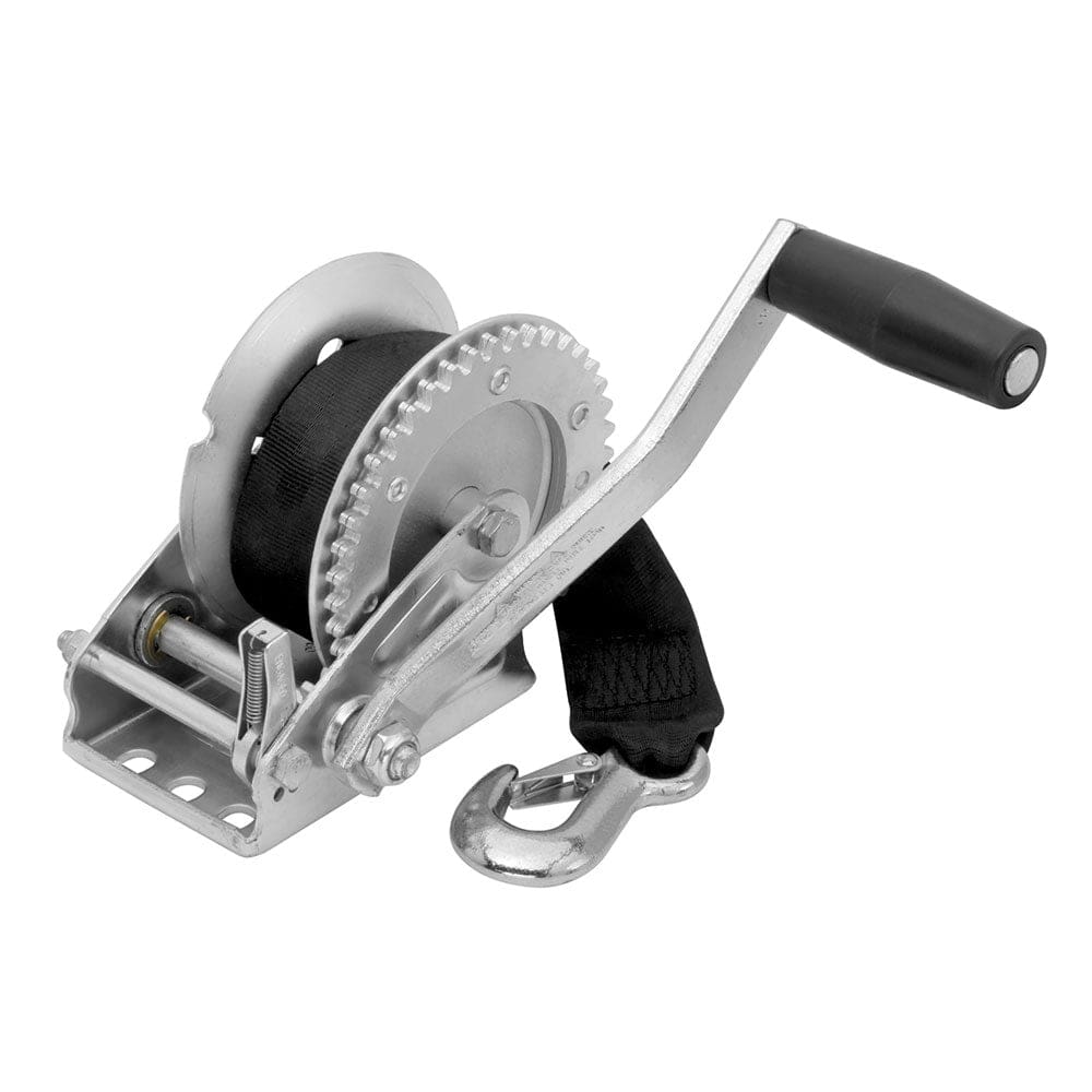 Fulton 1,100 lbs. Single Speed Winch w/ 20’ Strap Included - Trailering | Trailer Winches - Fulton