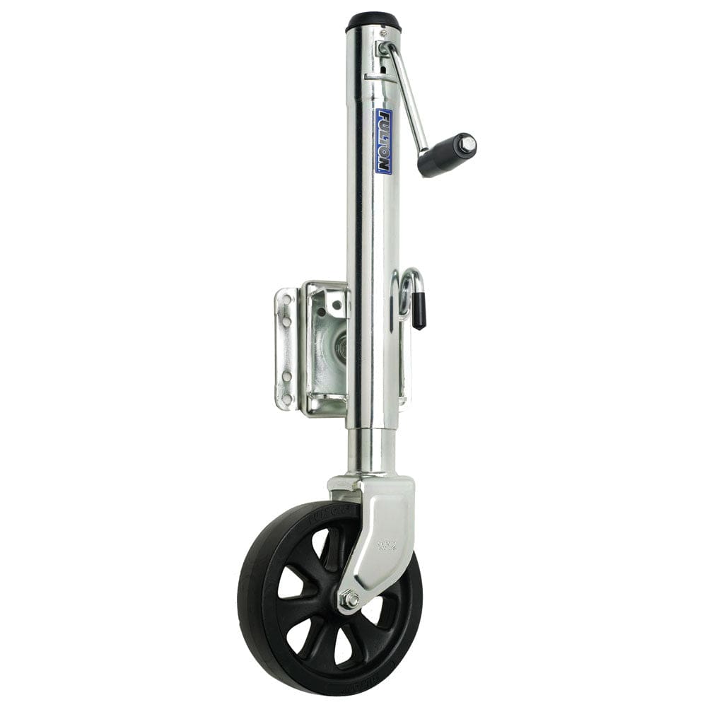 Fulton Single Wheel 1,500 lbs. Bolt-Thru Swivel Jack - Trailering | Jacks & Dollies - Fulton