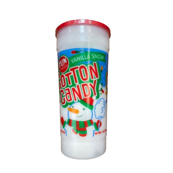 Fun Sweets 6oz Vanilla Snow Cotton Candy - Fun Sweets