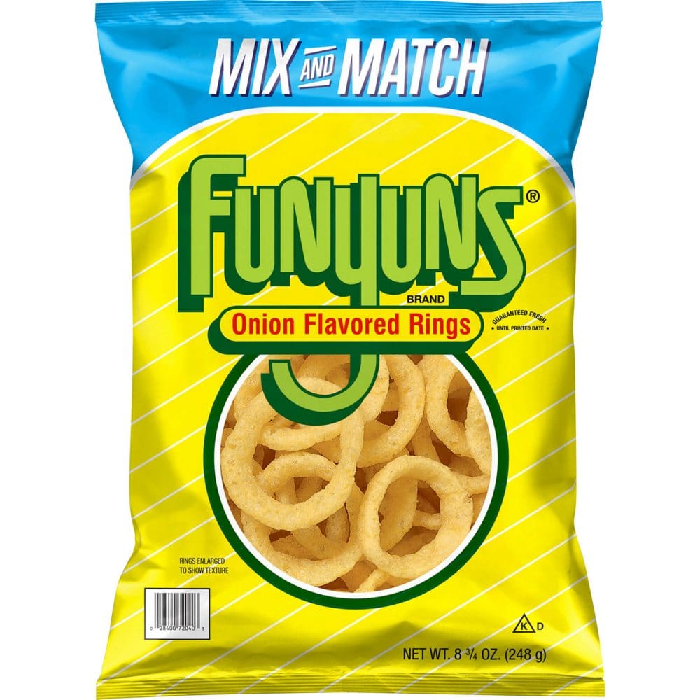 Funyuns Onion Flavored Rings Regular Flavor (8.75 oz.) (Pack of 2) - Snacks Under $10 - Funyuns