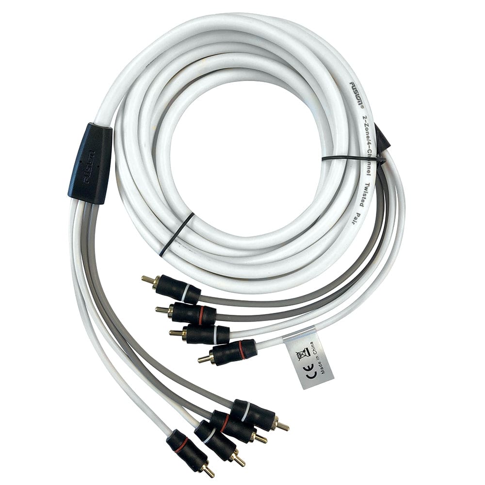 Fusion RCA Cable - 4 Channel - 25’ - Entertainment | Accessories - Fusion