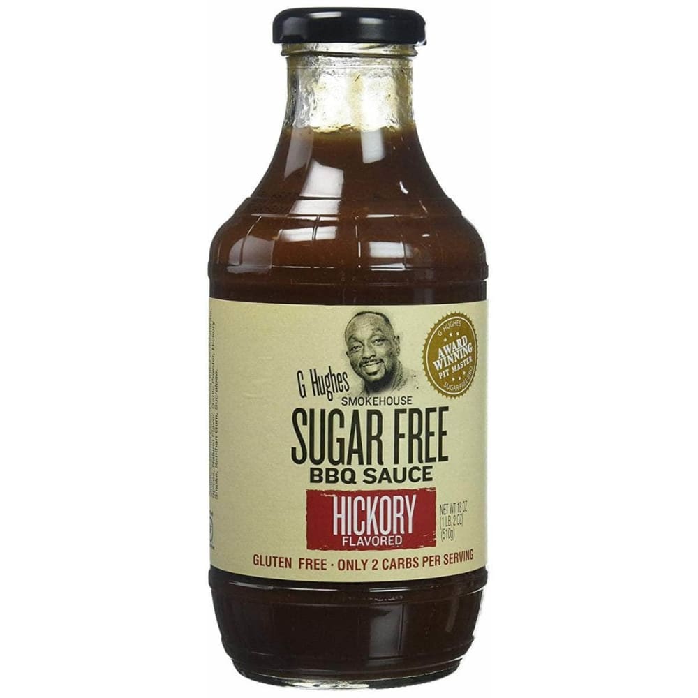 G Hughes G Hughes Sugar Free Barbecue Sauce Hickory Flavor, 18 oz