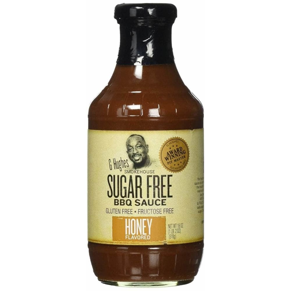 G Hughes G Hughes Sugar Free Barbecue Sauce Honey Flavor, 18 oz